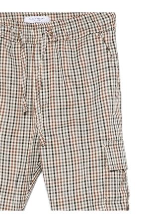 pantalone in viscosa marrone PAOLO PECORA KIDS | PP4108CAMM